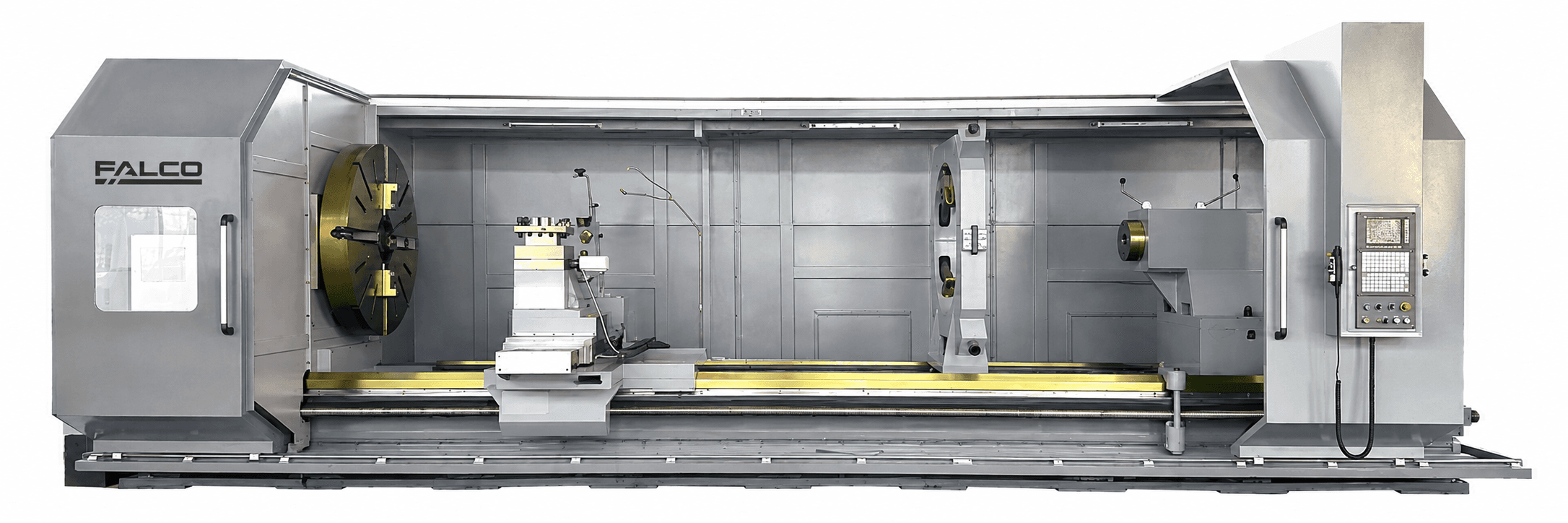 FALCO CK61160 Süper Ağır Tip CNC Yatay Torna